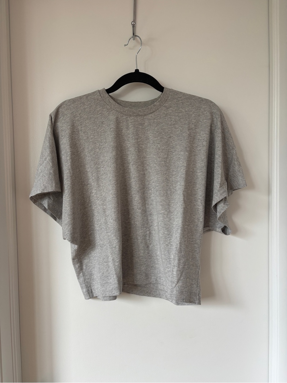 Crewneck Short Sleeve T-Shirt - Gray